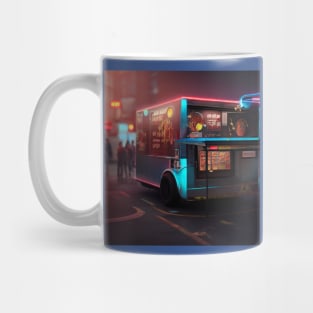 Cyberpunk Tokyo Ramen Food Truck Mug